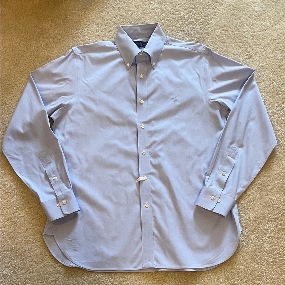 Ralph Lauren non-iron Light Blue Dress Shirt